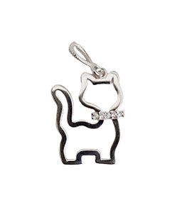 Pingente Gato Gatinho Pet Prata 925 Original