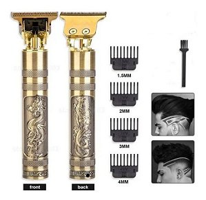 Máquina Profissional Acabamento Cabelo Barba Recarregável