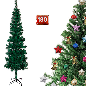 Árvore Pinheiro De Natal 180cm 320 Galhos Verde Tradicional