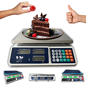 Balança Comercial Digital 40kg Alta Precisão Bivolt 110/220v