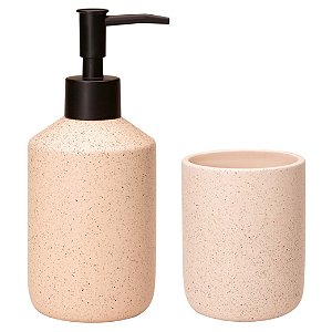 KIT PARA BANHEIRO AREIA - 2 PEÇAS