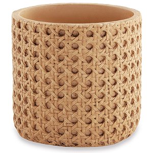 CACHEPOT PALHA INDIANA EM CIMENTO