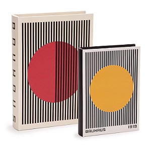 KIT LIVRO CAIXA BAUHAUS - 2 PEÇAS