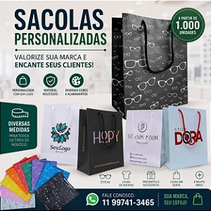 SACOLAS PERSONALIZADAS OU PERSONALIZAÇÃO GENÉRICA