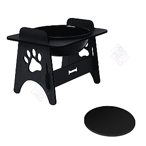 Comedouro Bebedouro Pet Suspenso Para Cães e Gatos Tigela com Tampa