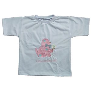 Camisetas infantis - Bordadas e sublimadas