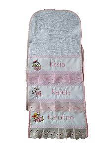 Toalhinhas - Uso diário e escolinhas - Lembranças de viagens