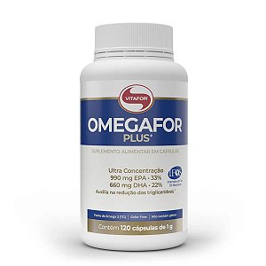 Ômega 3 Omegafor Plus 1000mg 120 Cápsulas - Vitafor