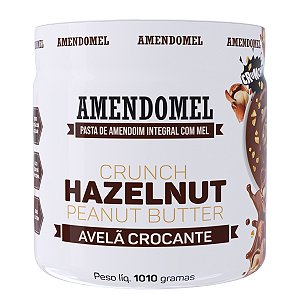 Pasta de Amendoim Amendomel (1010g) Avelã Crocante