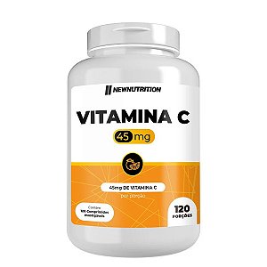 Vitamina C 45mg Mastigável 120 Comprimidos - Newnutrition