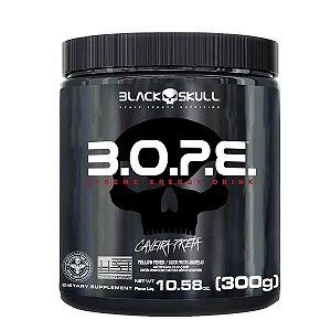 BOPE Pré treino 300g B.O.P.E Caveira Preta - Black Skull
