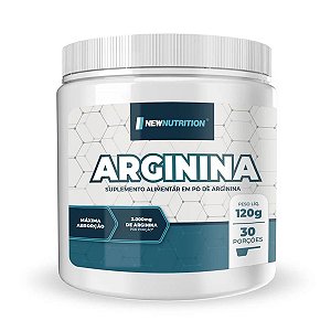 Arginina 120g Em Pó - Newnutrition