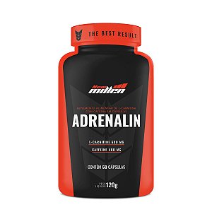 Adrenalin 60 Cápsulas Cafeína L-Carnitina - New Millen