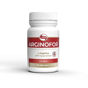 Arginofor 30 Cápsulas De L-arginina 780mg - Vitafor