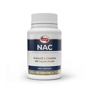 Nac 600mg 60 Cápsulas  - Vitafor Science