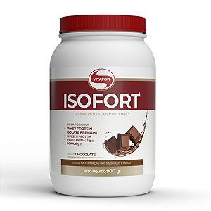 Isofort Whey Protein Isolado 900g Vitafor - Proteína Isolada