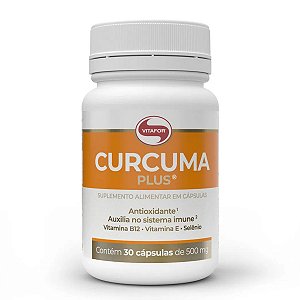 Curcuma Plus 30 Cápsulas 500mg - Vitafor