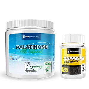Kit Palatinose 300g + Cafeína 120 Cápsulas - NewNutrition