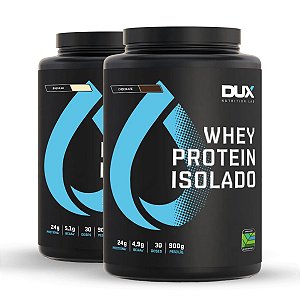 Kit 2x Whey Protein Isolado 900g - Dux Nutrition