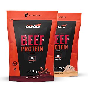 Kit 2x Beef Protein Isolado 1,8Kg - New Millen
