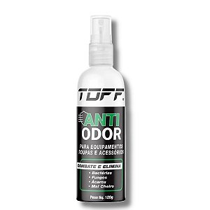 Spray Anti Odor Para Equipamentos Esportivos 120g TOFF
