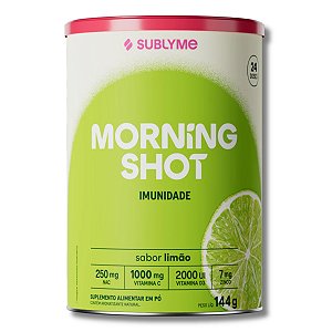 Morning Shot Para Imunidade 144g Limão - Sublyme