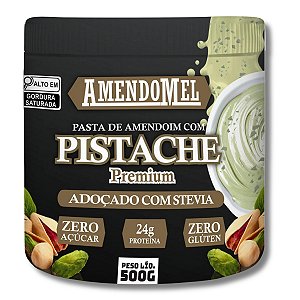 Pasta de Amendoim 1Kg Sabor Pistache Premium - Amendomel