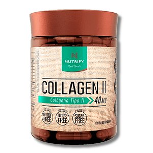 Colágeno Tipo 2 Collagen II Ucii Articulação 60 Caps Nutrify