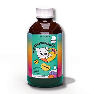Multivitamínico Kids 240ml Infantil Tutti Frutti - Moderação