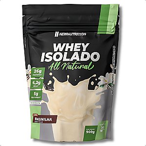 Whey Protein Isolado All Natural 900g - New Nutrition