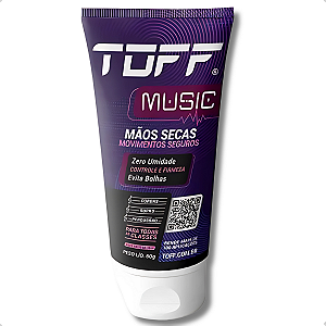 Gel Music Mãos Secas Anti Suor 60g - TOFF