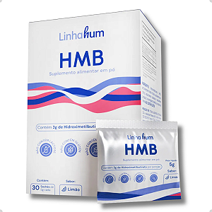 HMB Linhahum 30x5g Limão Recuperação Muscular