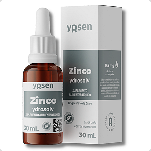 Zinco Yosen Ydrosolv 30 ml Gotas Alta Absorção