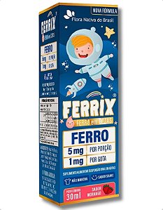 Ferro Infantil Gotas 30ml Ferrix Flora Nativa