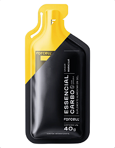 Essencial Carbo 10x40g Caixa Maracujá com Cafeína - Forcell