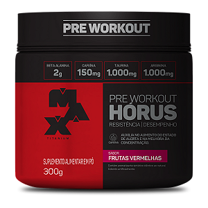 Hórus Pré Workout 300g - Max Titanium