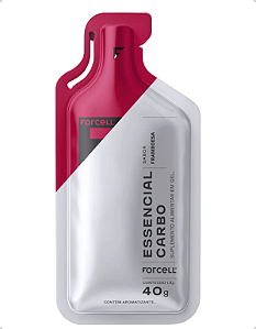 Gel De Carboidratos Essencial Carbo 10x40g Framboesa - Forcell