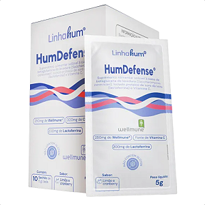HumDefense Linhahum Imunidade 10 Sachês Wellmune