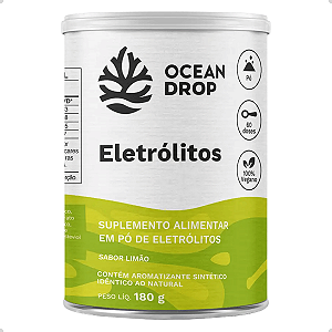 Eletrólitos Em Pó 180g - Sabor Limão - Ocean Drop