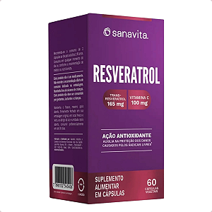 Resveratrol 60 Cápsulas - Sanavita