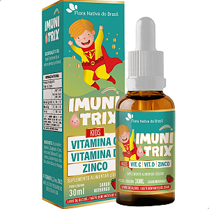 Imunitrix Kids Sabor Morango 30 ml - Flora nativa do Brasil