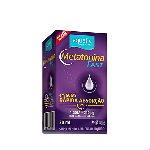 Melatonina Fast 210mcg gotas - 30ml - Equaliv