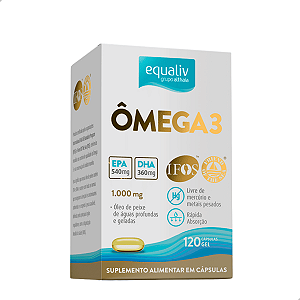 Ômega 3 - 120 Cápsulas - Equaliv