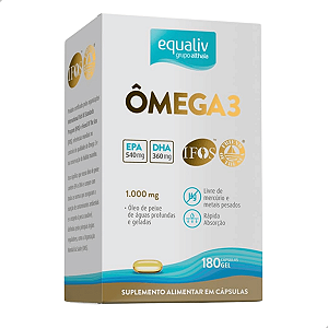 Ômega 3 - 180 Cápsulas - Equaliv
