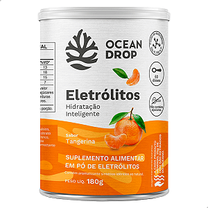 Eletrólitos Em Pó 180g - Sabor Tangerina - Ocean Drop