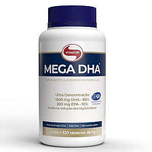 Mega DHA 120 cápsulas - Vitafor