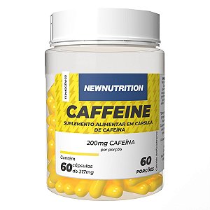 Cafeína 200mg 60 Cápsulas NewNutrition