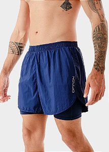 Short Masculino Move Duplo Marinho