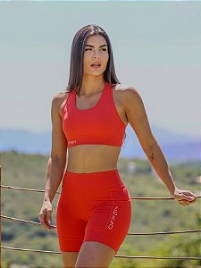 Bermuda Feminina Run Laranja