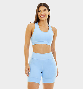 Bermuda Feminina Race Light Blue